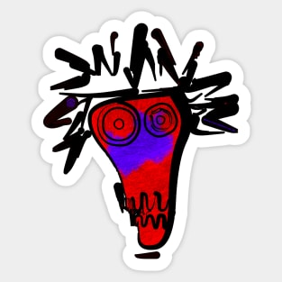 Mighty B Inspired Mask MK1- Eye Voodoo Sticker